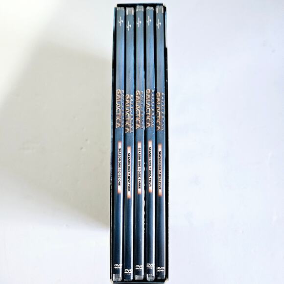 Battlestar Galactica Season 1 DVD 5 Disc Box Set Y2K Sci-Fi TV Series Show - Picture 3 of 4